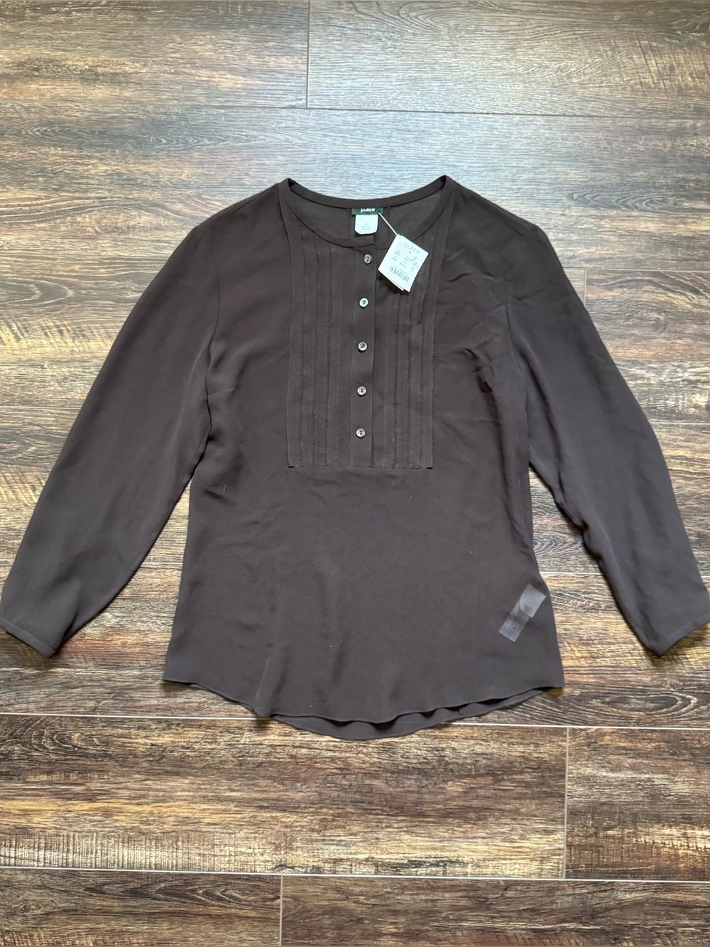 NWT J. Crew Silk Blouse Top S